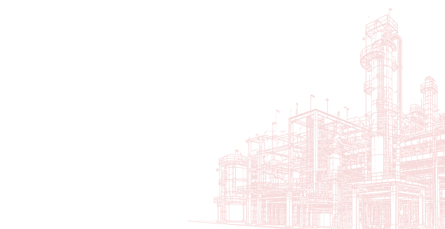 Refinery plant illustration